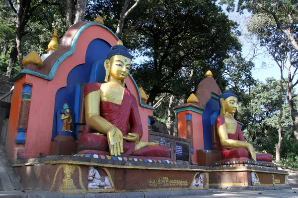 Twee Boeddha 's — Stockfoto