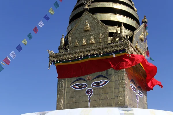 Gesicht der Stupa — Stockfoto