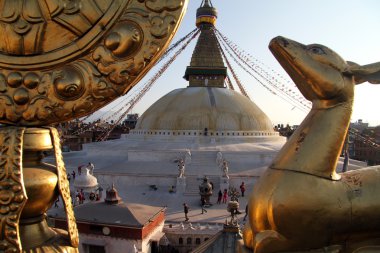 Altın tekerlek ve geyik