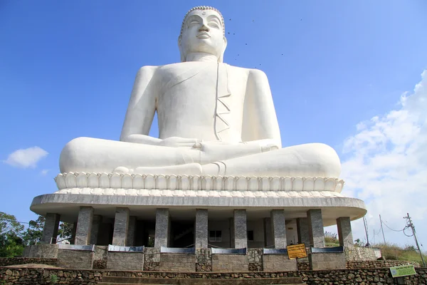 Witte buddha — Stockfoto