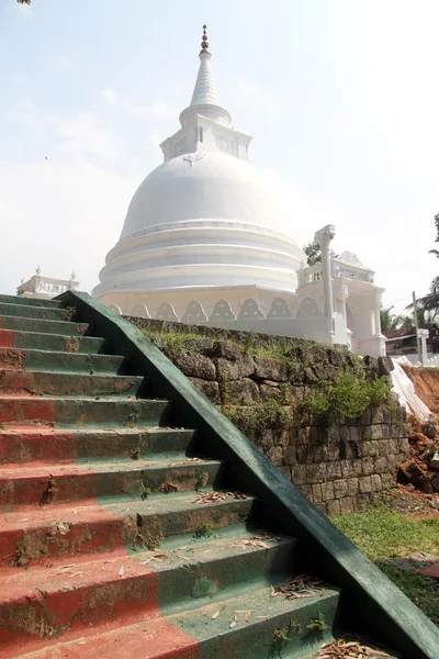 Treppe an d stupa — Stockfoto