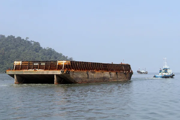 Cargo barge — Stock Photo, Image