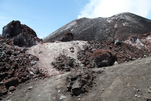 Top of volcano — Stock Photo, Image