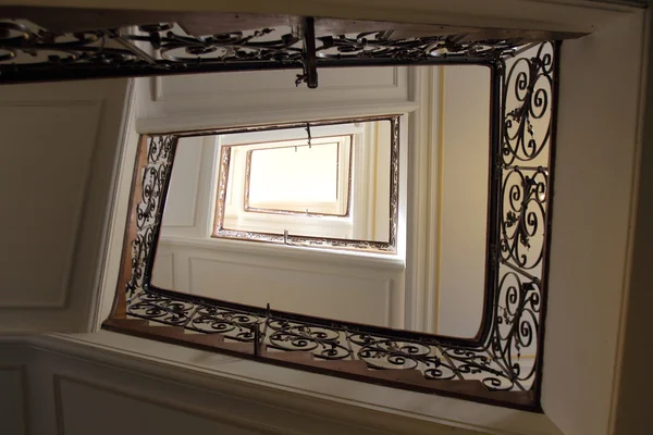 Abstract winding staircase
