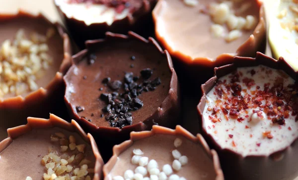 Delicious chocolate pralines — Stock Photo, Image