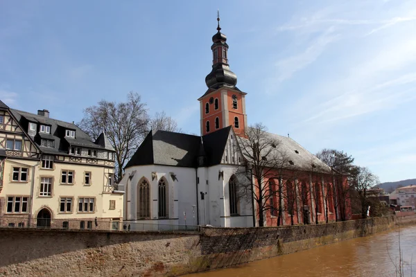 Bad Kreuznach und der nahe Fluss — Stockfoto