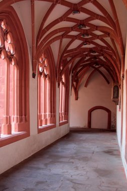 Interior of St. Stephans church in Mainz clipart