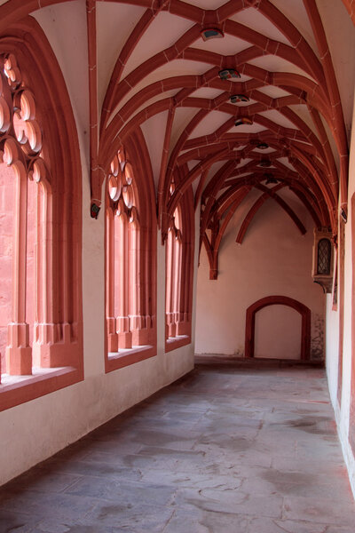 Interior of St. Stephans church in Mainz