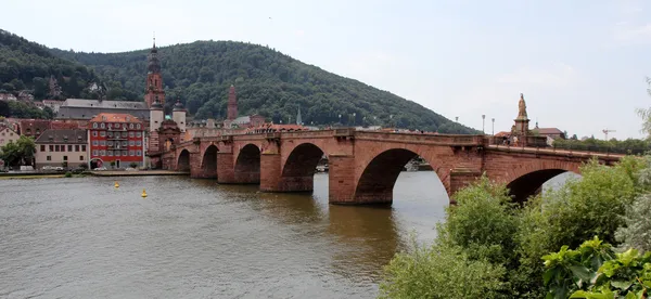 Den gamla bron i Heidelberg — Stockfoto