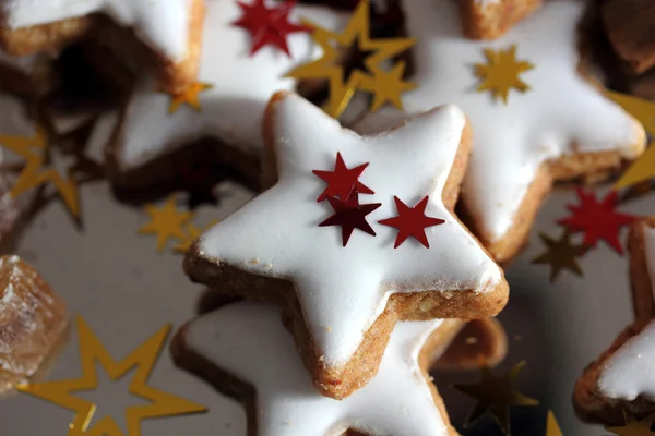 Christmas cookies - stars — Stock Photo, Image