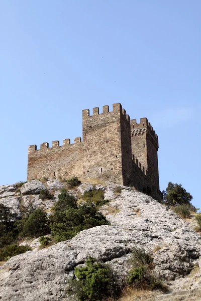 Sudak wieś, Crimea. — Zdjęcie stockowe