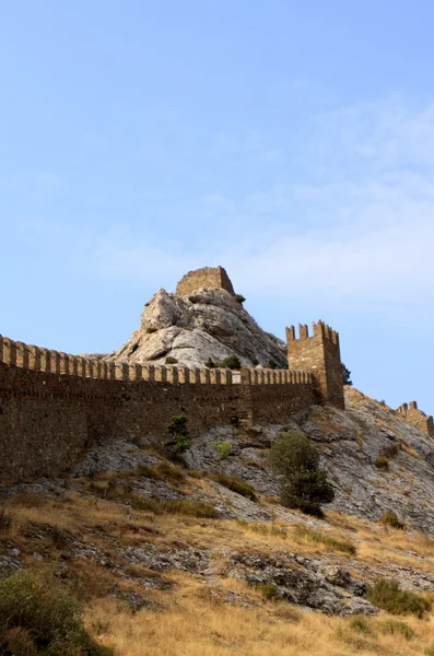 Sudak wieś, Crimea. — Zdjęcie stockowe