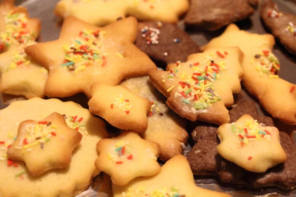 Galletas de Navidad caseras — Foto de Stock