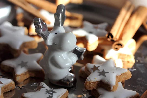 Christmas cookies - stars — Stock Photo, Image