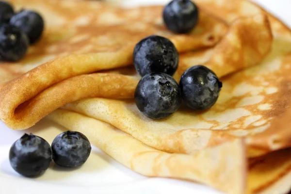 Crepes with berries