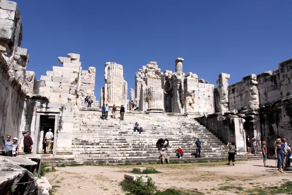 Temple Apollo à Didim, Turquie Images De Stock Libres De Droits