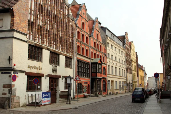 Vecchia strada a Stralsund — Foto Stock