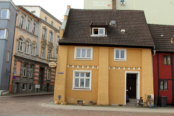 Bar Zur Fahre. Historical house in Stralsund — Stock Photo, Image