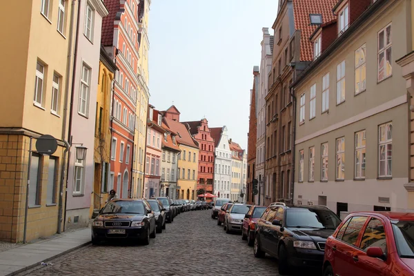 Vecchia strada a Stralsund — Foto Stock