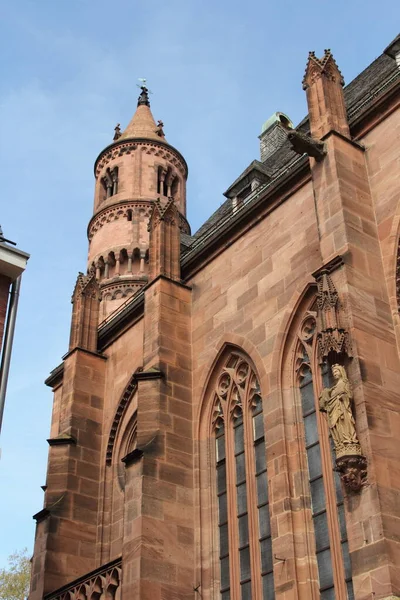 Maskar Katedralen Worms Stad Rheinland Pfalz Tyskland — Stockfoto