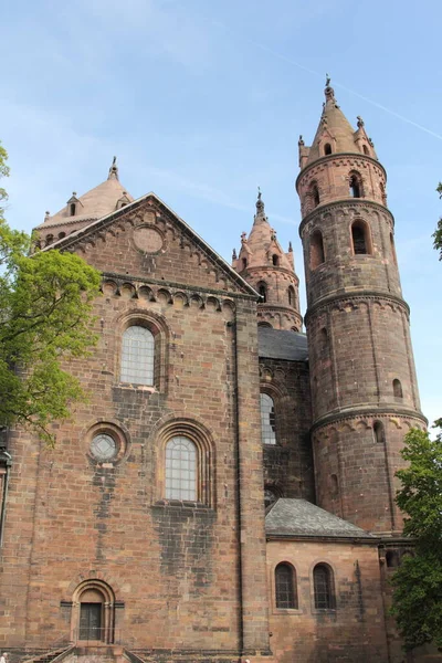 Cathédrale Worms Worms Une Ville Rhénanie Palatinat Allemagne — Photo