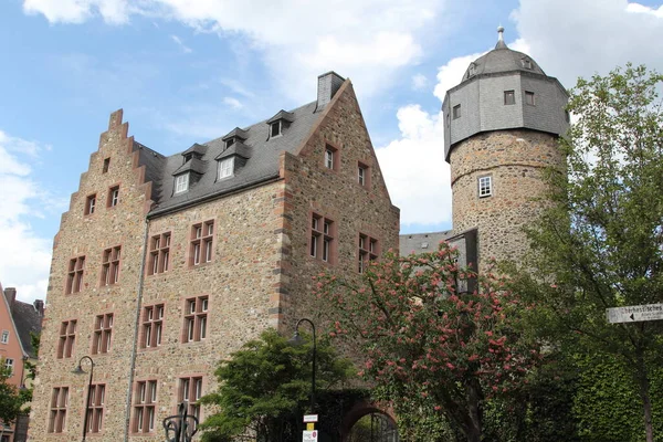 Historická Architektura Městě Giessen Středním Hesensku Německo Horní Hesenské Muzeum — Stock fotografie