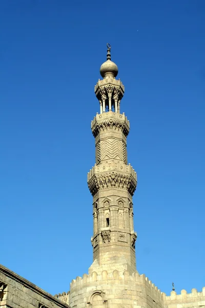 アル ＝ アズハル大学とエジプト カイロ市の中心部にあるモスクのビュー — ストック写真