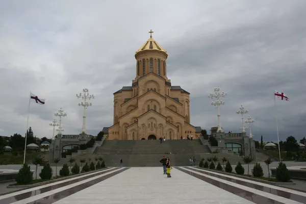 Holy Trinity cathedral Tbilisi — Stock Photo, Image