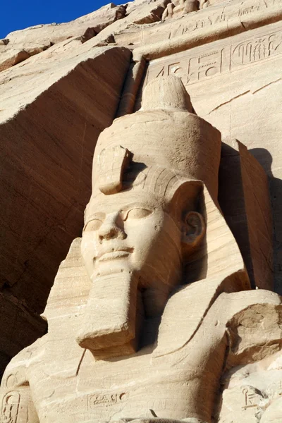 Templo del Rey Ramsés II en Abu Simbel, Egipto — Foto de Stock