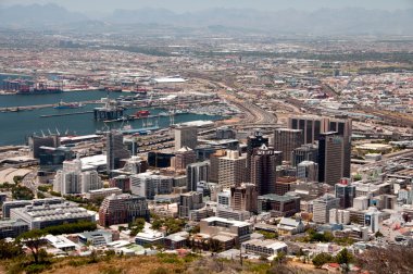 Cape Town 'ın manzarası