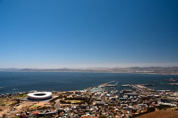 Uitzicht over cape stad — Stockfoto