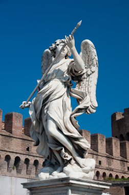 Bernini'nin Mermer heykel melek