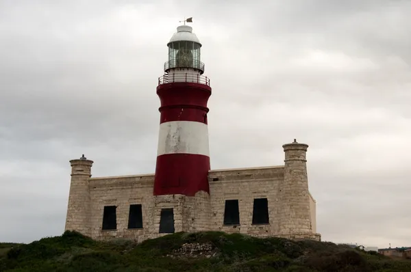 Latarni morskiej cape agulhas — Zdjęcie stockowe