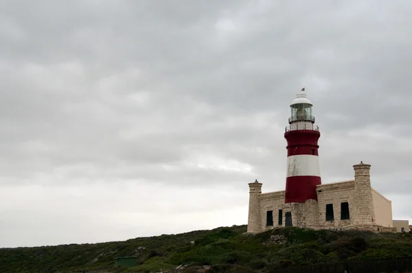 Latarni morskiej cape agulhas — Zdjęcie stockowe