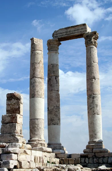 Tempel van Hercules in Amman Citadel — Stockfoto