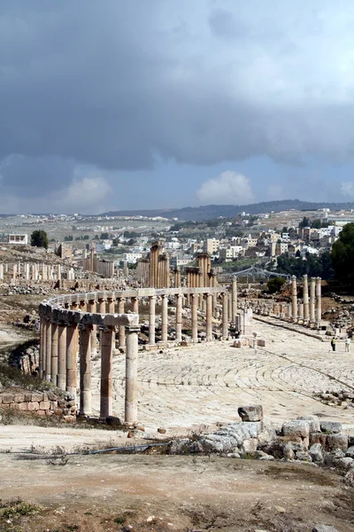 Стародавні Jerash — стокове фото