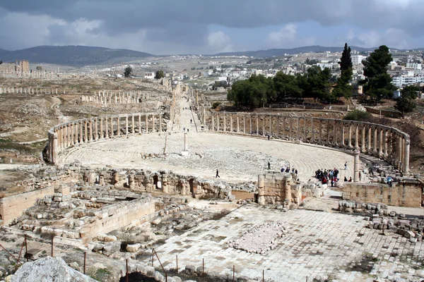 Starověké jerash — Stock fotografie