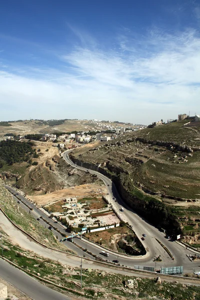 Wadi mujib auf jordanisch — Stockfoto