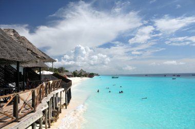 Zanzibar beach clipart