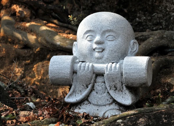 Estatua de niño feliz, Japón — Foto de Stock