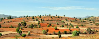 kalaw peyzaj, myanmar.