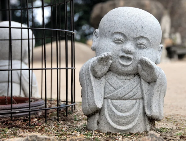 Šťastné dítě socha, Japonsko — Stock fotografie