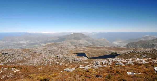 Blick auf Kapstadt vom Tafelberg — Stockfoto