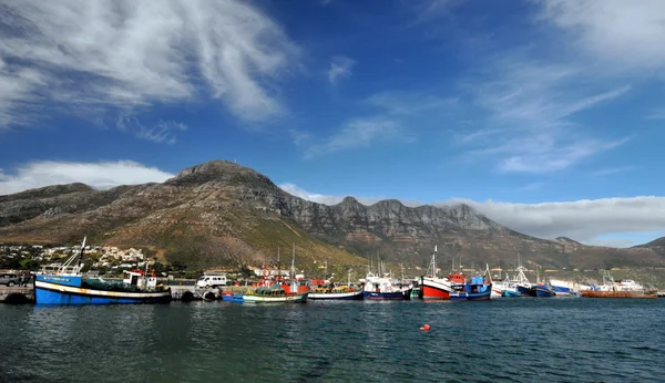 Hout Bay harbor — Stockfoto