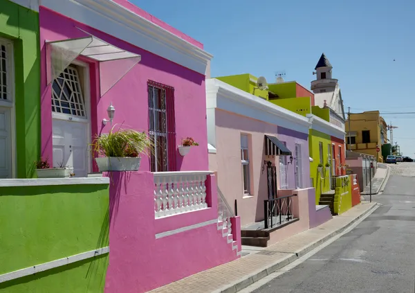 Bo kaap evler — Stok fotoğraf