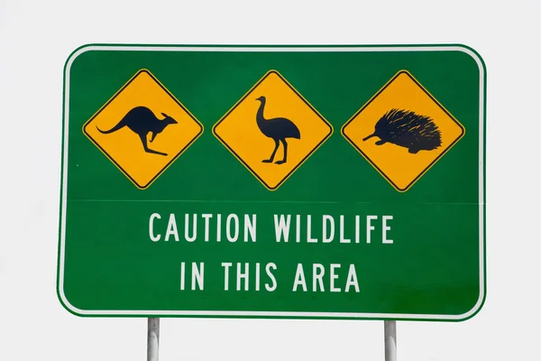 Australian Wildlife Sign — Stock Photo, Image