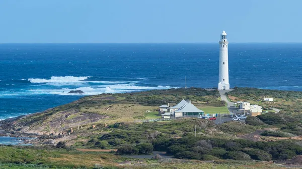 Faro Del Cabo Leeuwin Está Situado Parque Nacional Leeuwin Naturaliste — Foto de Stock