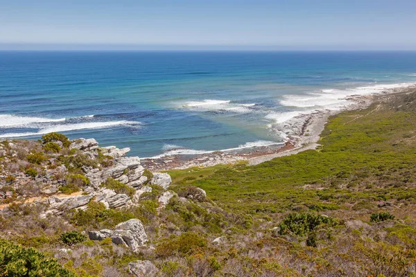 Kustlandschap Het Kaap Goede Hoop Gebied Van Tafelberg Nationaal Park — Stockfoto