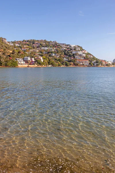 Case Con Vista Sulla Laguna Knysna Nel Giardino Del Sud — Foto Stock