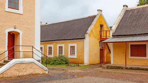 Historiska Byggnader Och Nationella Monument Cape Dutch Stil Genadendal Den — Stockfoto